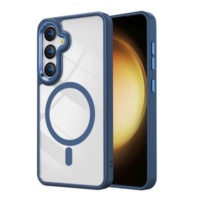 Redefine Clear Case with Metal Lens for Samsung Galaxy S25 Plus - Blue
