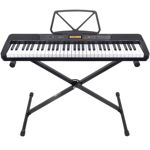 Karrera CHJ-291 61-Key Electronic Keyboard (Black)
