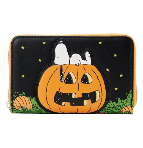 Loungefly Peanuts - Great Pumpkin Snoopy Doghouse Zip Around Wallet