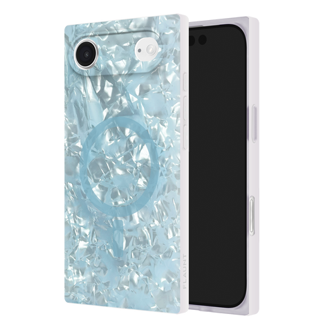 Flaunt Square Icy Blue Pearl for iPhone Air