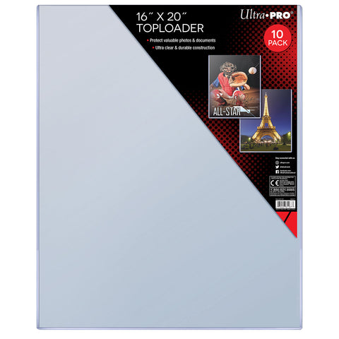 Ultra Pro: UP81187 16"x20" Toploader 10ct