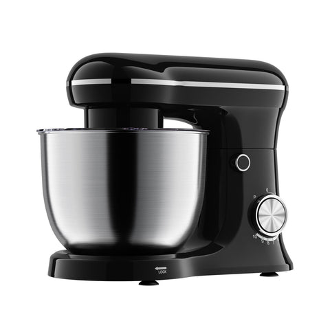 Healthy Choice 400W 5L Mix Master Kitchen Stand with Whisk and Beater (Black)