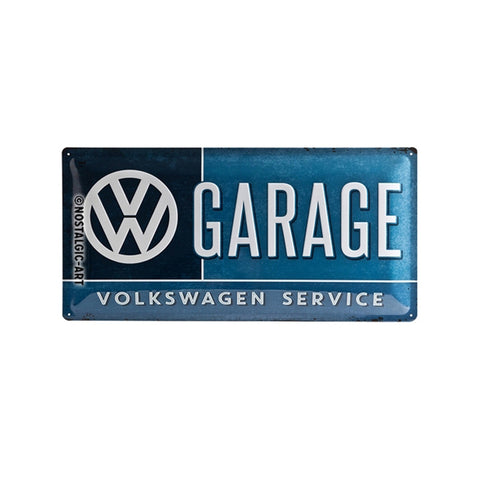 Nostalgic-Art Wall Decor VW Garage 25x50cm Metal Long Sign Plaque