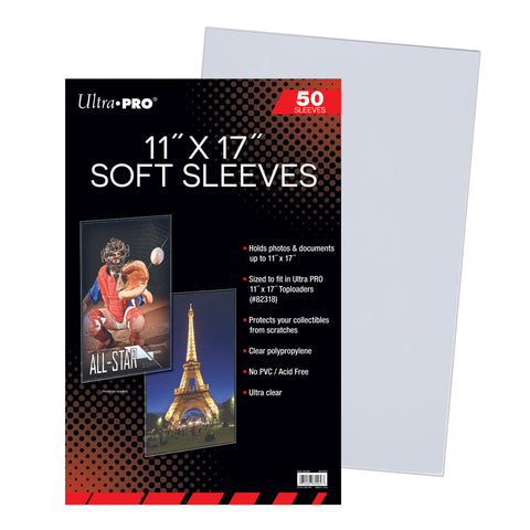 Ultra Pro: UP85569 11"x17" Soft Sleeves