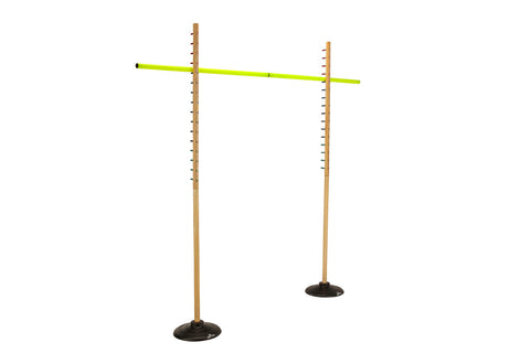Jenjo Games Wooden Limbo Set with Rubber Legs & Plastic Pole - 158cm