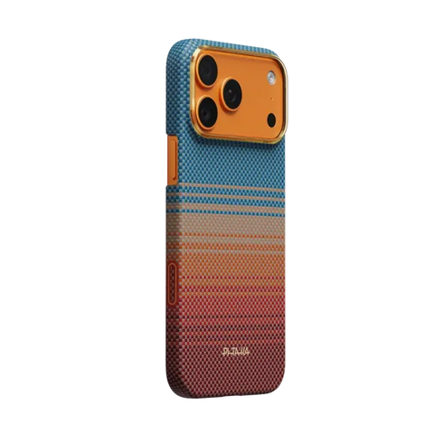 PITAKA Aramid Fibre Sunset2.0-California Dream 01 Edge Case for iPhone 17 Pro Max