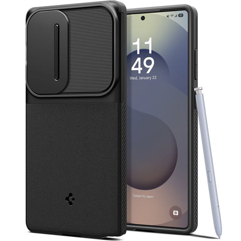 Spigen Samsung Galaxy S25 Ultra Optik Armor Case (Black)