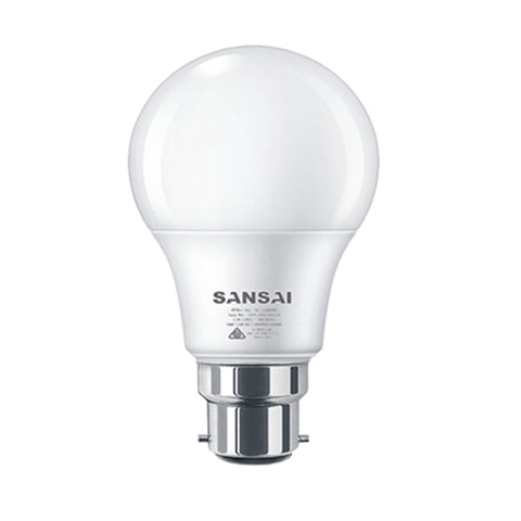 Sansai LED Light Bulb A60 7W B22 (Cool White)