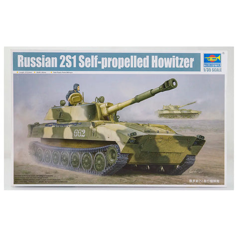 Trumpeter 1/35 Russian 2S1 Self-Propelled Gun Scaled Plastic Model Kit