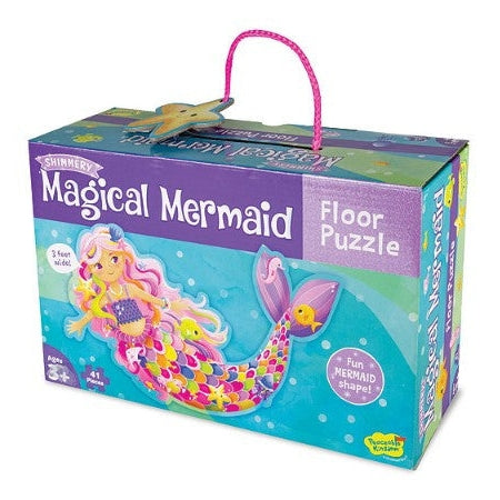 Peaceable Kingdom Floor Puzzle Magical Mermaid 41 Pieces