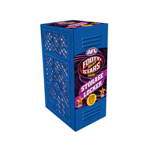 Select Cards 2026 AFL Footy Stars Storage Blaster Locker (Contains Exclusive Cards Pack)