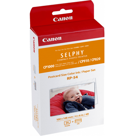 Canon RP54 Ink Cartridge And Paper Pack 54 Sheets Set