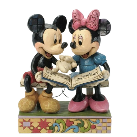 Jim Shore Disney Traditions - Mickey and Minnie Mouse 85th Anniversary - Sharing Memories