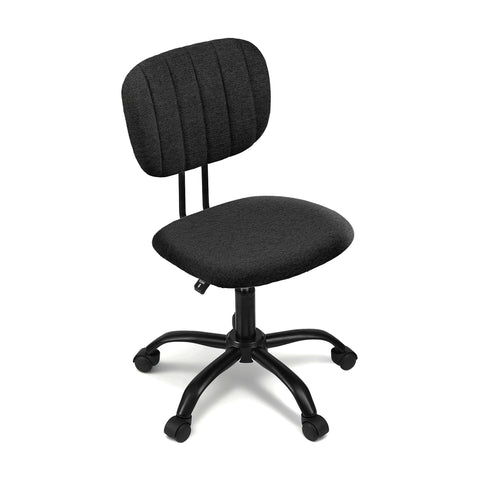 Artiss Armless Office Chair with Wheels (Black)