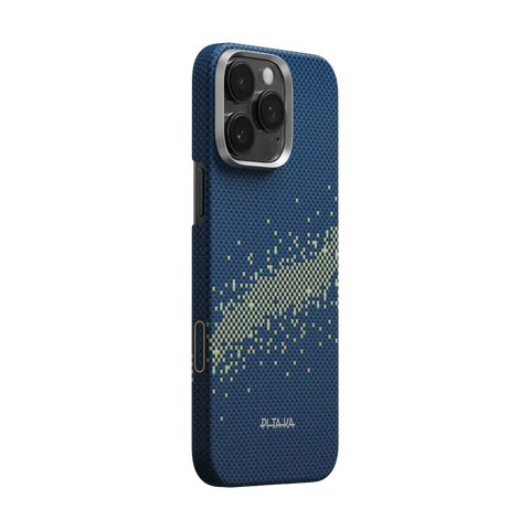 PITAKA Aramid Fibre Ultra-Slim Case for iPhone 16 Pro (Milky Way Galaxy)