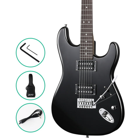 Alpha 41" Electirc Guitar Humbucker Pickup Switch Full Size (Black)