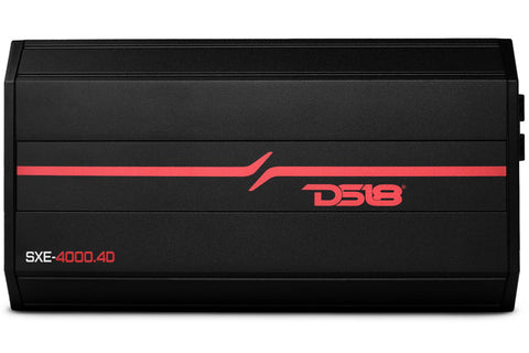 DS18 SXE-4000.4D SXE 430W x 4-Channel Class D Amplifier (Black)