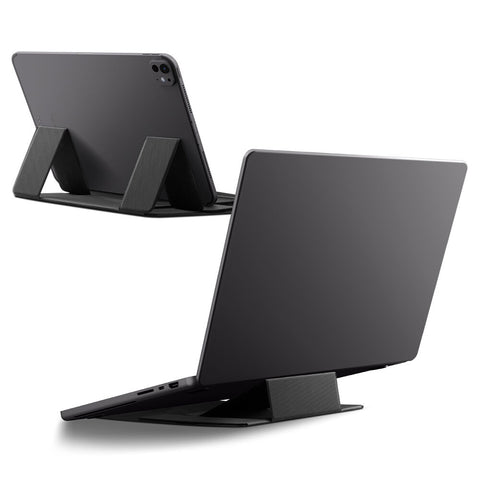 Spigen LD201-S8 Slim Fold Non Adhesive Laptop MacBook Tablet Stand (Black)