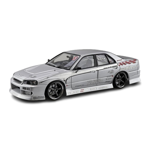 Aoshima 1/24 Uras 2002 D1 Spec Replica ER34 Skyline '01 (Nissan)