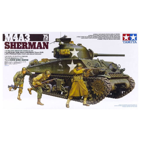 Tamiya 1/35 US Medium Tank M4A3 Sherman