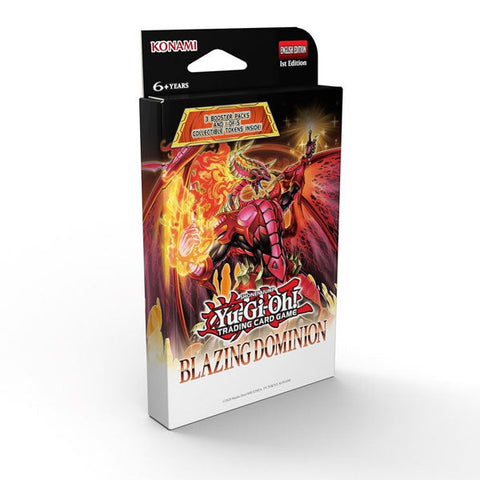 Konami YuGiOh! Blazing Dominion 3-Booster Tuckbox