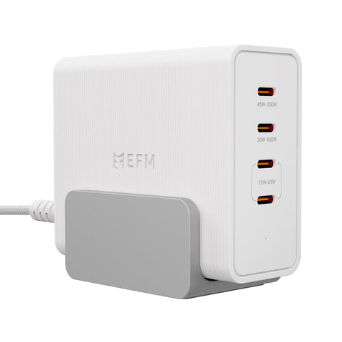 EFM 100W Desktop Power Station with GaN, PD3.1 and PPS (White)