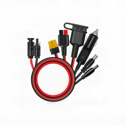 ZLOS Solar Panel Cable 5521 to XT60/Anderson Plug for Portable Power Station
