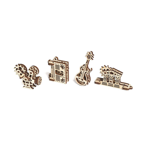 UGears 70020C Fidgets Creation Set of 4 Model Wooden Model Kit