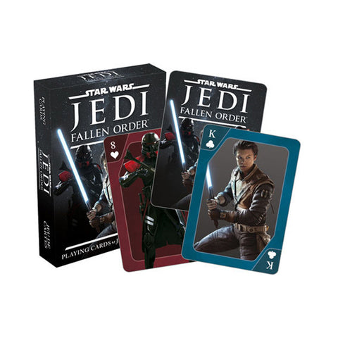 Aquarius 54-Pieces Star Wars Jedi Fallen Order Playing Cards Game Poker Deck 14y+
