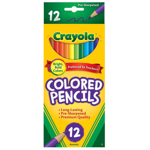 Crayola Coloured Pencils (Full Sized) [12-Pack]