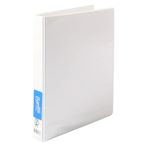Bantex Insert Binder 25mm A4 (White) - 2 D-ring