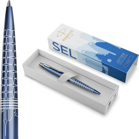 Parker Jotter Special Edition Global Icons Ballpoint Pen Gift Box (Seoul Blue)