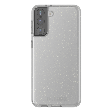 Ugly Rubber Samsung s21 Plus Vogue Glitter Infused Armor Case (Clear)