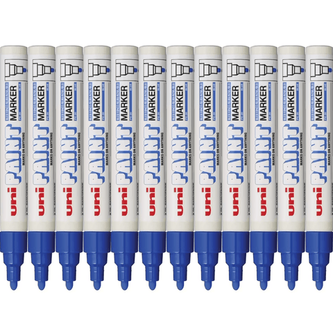 Uni-Ball PX20 Box 12 Paint Marker Bullet Tip 2.2mm (Blue)