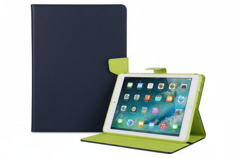 Goospery Fancy Diary Case for iPad Pro 12.9" 4th / 5th / 6th Gen (Navy/Lime)