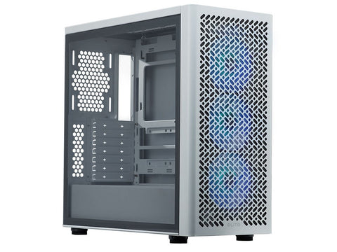 Cooler Master Elite 502 Tempered Glass Mid-Tower Case - White