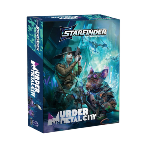 Paizo Publishing Starfinder Second Edition Murder in Metal City Deluxe Adventure