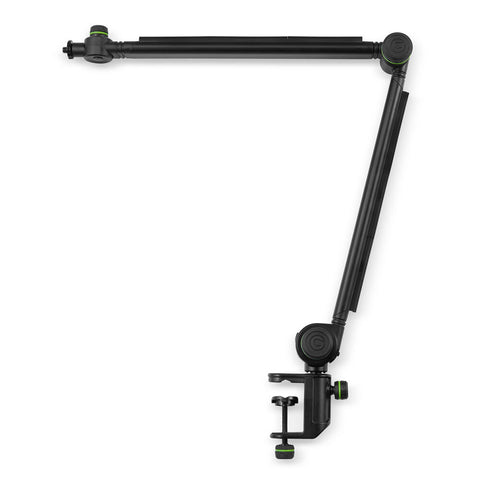 Gravity MSTBA01 Microphone Boom Aluminium Arm Holder/Stand with Cable Guide Black