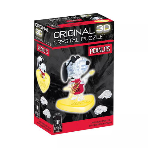 Bepuzzled 3D Snoopy Joe Cool Crystal Puzzle