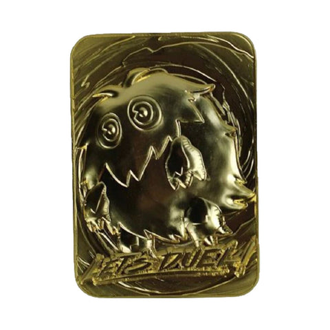 Fanattik Yu-Gi-Oh Kuriboh 24K Gold Plated Metal Card Limited Ed Display