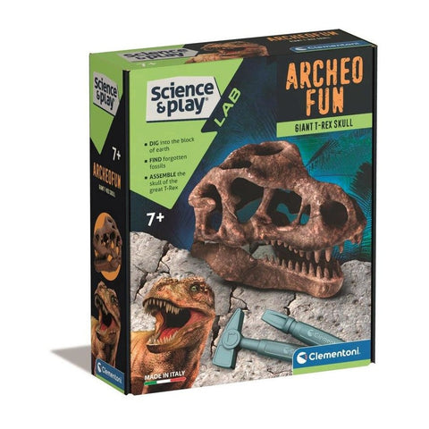 Clementoni Giant Skull T Rex Dig Kit Toy