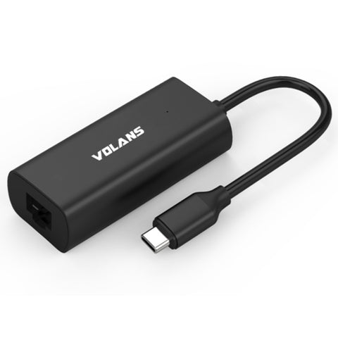 Volans Aluminium USB-C to RJ45 Gigabit Ethernet Adapter