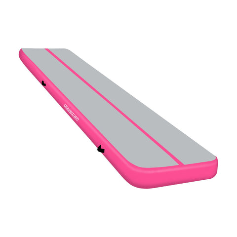 Powertrain 5m x 1m Air Track Inflatable Gymnastics Mat (Pink)