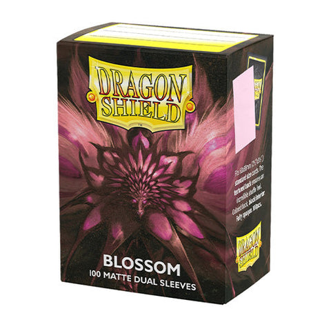 Arcane Tinmen Dragon Shield Standard 100ct Dual Matte Blossom Pastel Pink Sleeves 63x88mm