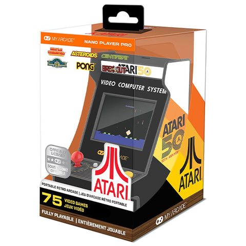 My Arcade Nano Arcade Player PRO - Atari 74 Games in 1