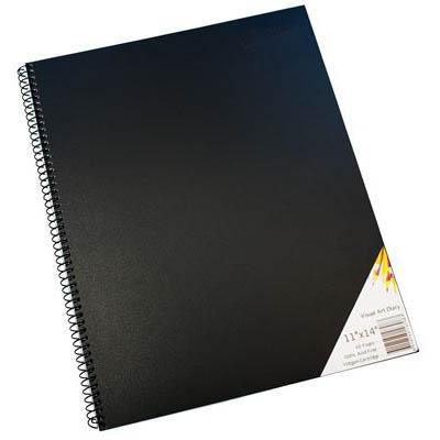 Quill Visual Art Diary 110Gsm 120 Page 11 X 14 Inch White
