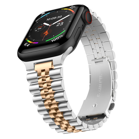 Friendie Perth Apple Watch Band - Silver/Gold (Large)