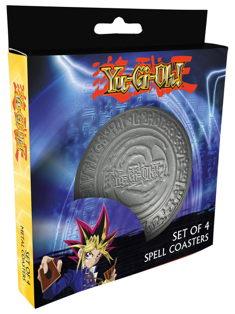 Fanattik Yu-Gi-Oh! Set of 4 Embossed Metal Coasters
