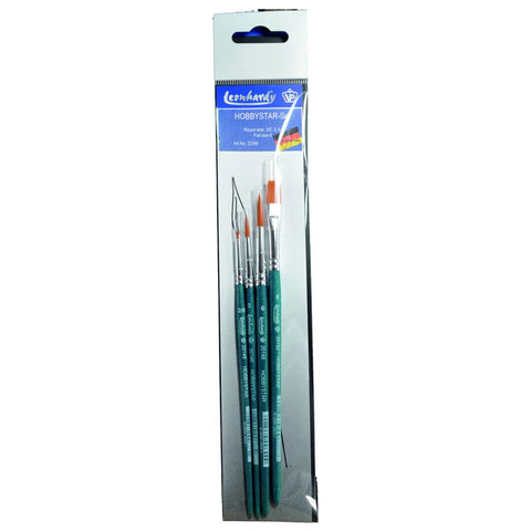 Vp Leonhardy 4pc Hobby Brush Set