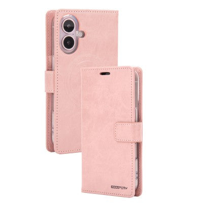 Goospery Bluemoon Diary for iPhone 17 - Rose Gold, Magsafe